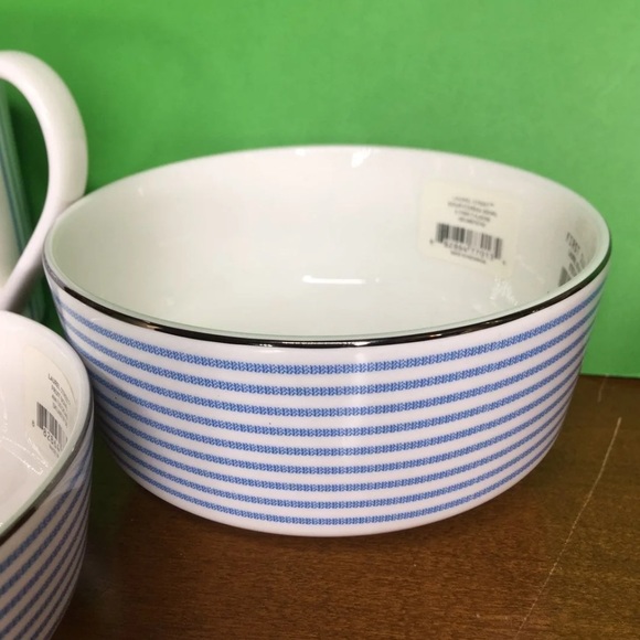 Kate Spade Laurel Street Porcelain Soup Bowl Mug and Fruit Bowl By Lenox - Picture 6 of 6